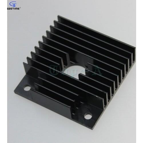 Gdstime 1 Piece 3D Printer 40x40x11mm Aluminum Heatsink Radiator Black Oxidized Extruder Cooling Fan 40mm x 11mm