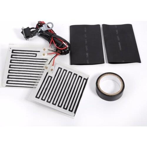 Car-Styling 12V Winter Heated Grip Pads Inserts Handlebar Hand Warmers Fits Universal Grip ATV Motorcycle