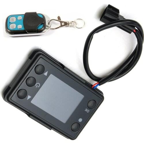 Car LCD Monitor Switch&Remote Controller For Truck Car Diesel Air Parking Heater 12V/24V LCD Monitor With Remote Control