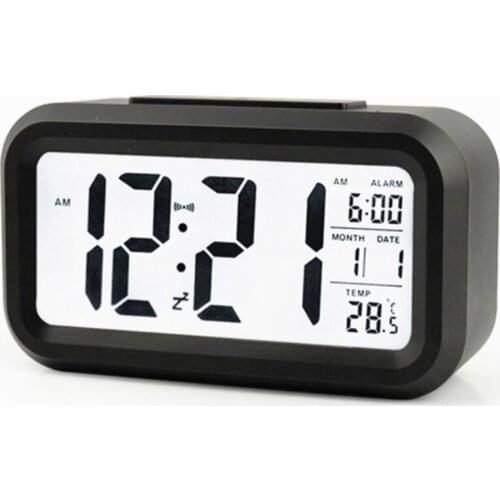 Alarm Clock Large Display With Calendar For Home Office Table Clock Snooze Electronic Kids Clock LED Desktop Digital Clocks