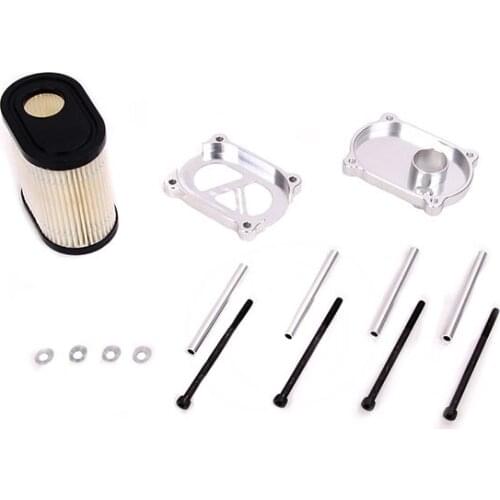 CNC precision machining all metal air filter bracket filter with paper air filter for ROVAN ROFUN KM HPI BAJA 5B 5T 5SC