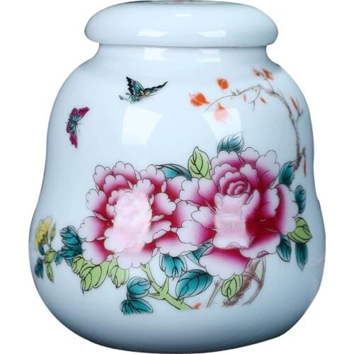 Small Tea Cans, Portable Mini Ceramic Tea Cans, Storage Tea Boxes, Tea Cans