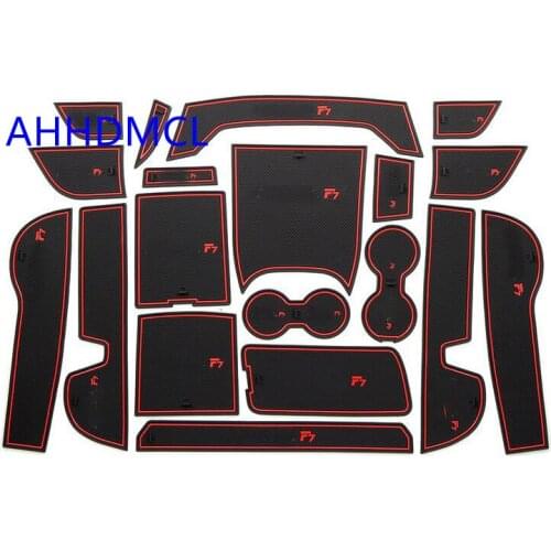 Car Gate Slot Pad Cup Armrest Storage Pad Anti-Slip Mat For Great Wall Haval F7 F7x