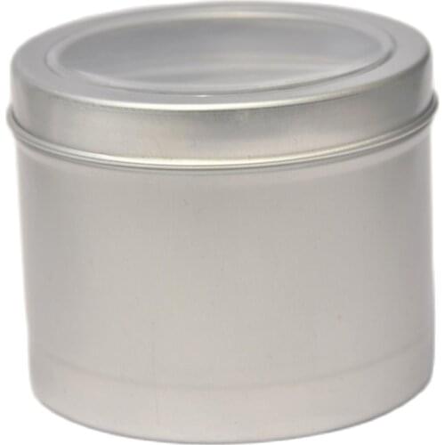 200G silver aluminum jar bottle pot tea tin essence wax day night cream gel moisturizer skin car cosmetic packing