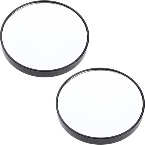 2pcs 10X Magnification Makeup Mirror Travel Bathroom Wall Suction Mirrors