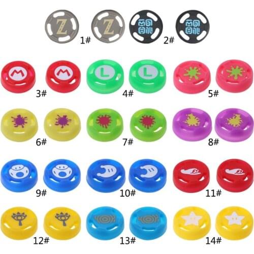1 Pair Analog Thumb Stick Grips Cap Silicone JoyCon Controller Sticks for Switch NS