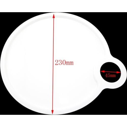 1Pc Dental Plastic Post Mounted Tray Table Chair Accessories Round Shape Trays