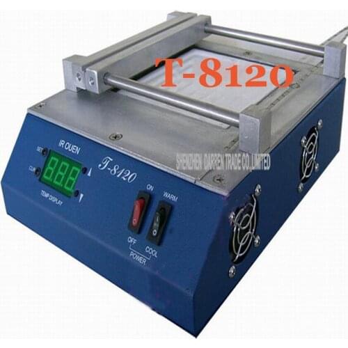 1PC T-8120 500w Infrared BGA IRDA WELDER+SMD Infrared Preheating station preheat and desoldering FOR BGA/SMD/CSP etc