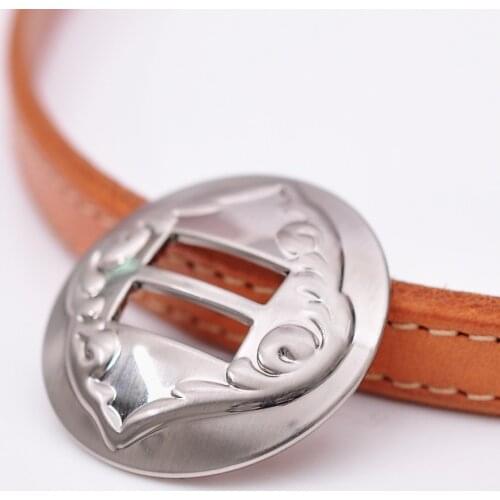 5X Heavy Western Bling Sliver Saddles Tack Leathercraft Slotted Conchos 1-1/4"