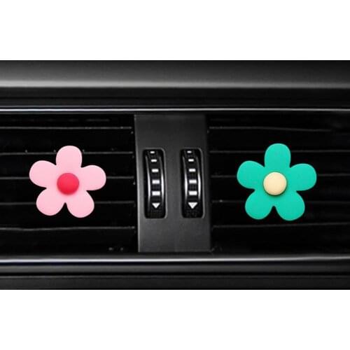 Car Aromatherapy Clip Flower Shape Good Smell Plastic Auto Air Conditioning Vent Perfume Clip for Car