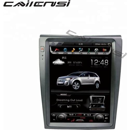 Android radio FM 1 din GPS antenna touch screen vertical screen Navigation Car Player For Ford edge