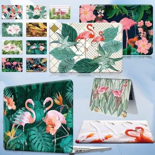 Laptop Case for Apple Macbook Air 11/13 Inch/MacBook Pro 13/15/16 Inch Flamingo Series Scratch-Resistant Plastic Hard Shell Case