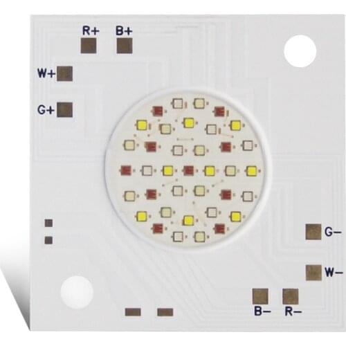 COB light source RGBW four-in-one LED lamp beads 100W integrated stage high-power cob floodlight spotlight lamp beads