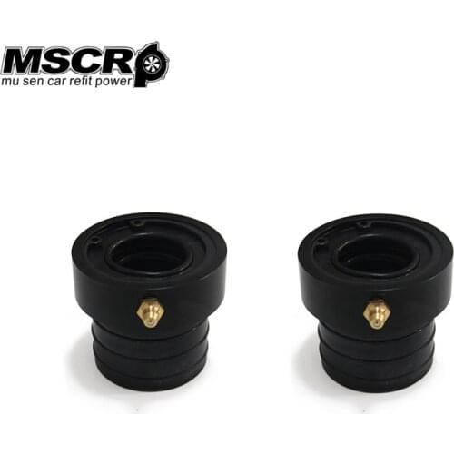 For Jeep Carburetor Carb Intake Manifold Axle Tube Seal Pair Fit Front Axle Pipe Holdfast Kit Compatible with JK TJ XJ Red 2PCS