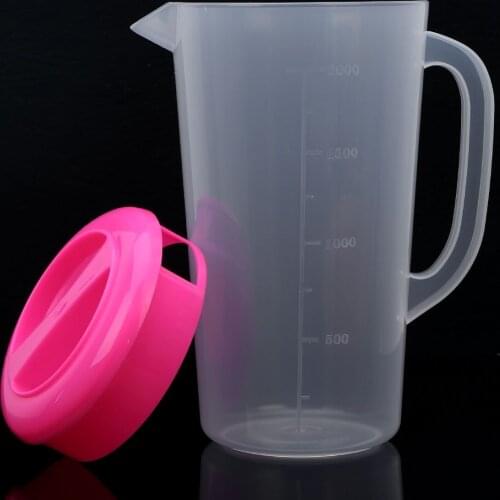 1 1500/2000ml Large Capacity Water Pitcher Food Grade Plastic Measuring Pot Leak Proof Liquid Kettle Cold Water Ice Tea Beer Jug