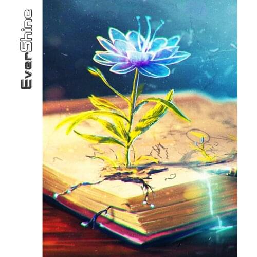 Evershine 5D DIY Diamond Embroidery Flower Rhinestones Art Diamond Painting Book Cross Stitch Crafts New Arrival Home Decoration