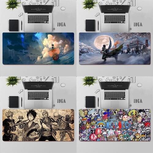 Gaming Mouse Pad Large Mouse Pad PC Gamer Computer Mouse Mat Big Mousepad Keyboard Desk Mat One Piece Cartoon Anime Mause Pad