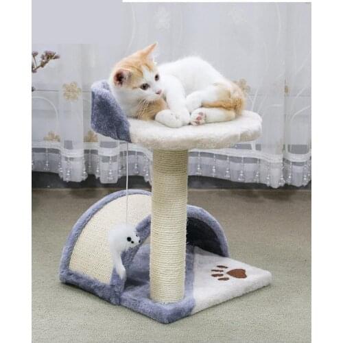 Cat Toy Small Sword Hemp Rope Cat Claw Column Grinding Claw Arch Bridge Cat Grabbing Board Mouse Toy Fun Cat Climbing Frame
