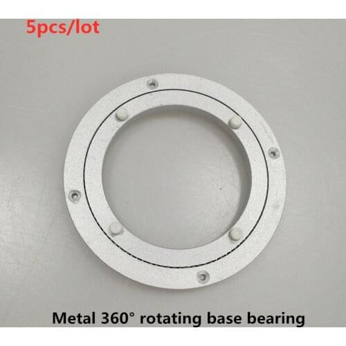 Metal 360 Degree Rotating Base Bearing DIY Accessories for Smart Robot Arm Model Vehicle-mounted Rotating Robot Arm Pan/Tilt