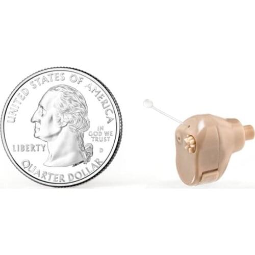 Mini ITC Hearing Aid In Ear for Hearing Impaired Elder People Invisible Hearing Aids Ear Amplifier with Adjustable Tone