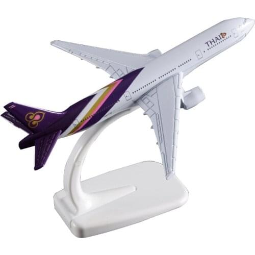 16CM 1:400 Scale B777 Royal Thai Thailand Airline Air Force One Airplane Model with Base Alloy Aircraft Plane Collectible Toy
