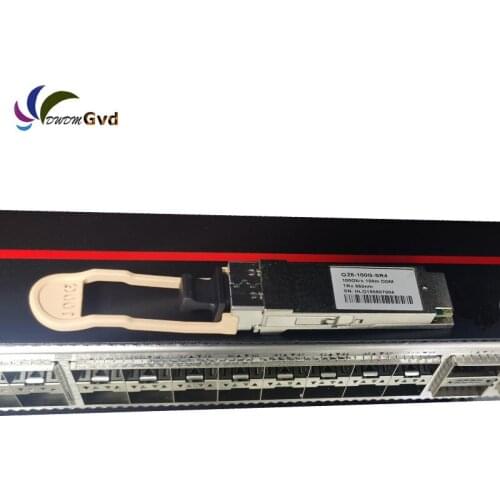 Dell Q28-100G-SR4 Compatible 100GBASE-SR4 QSFP28 850nm 100m DOM MTP/MPO MMF Optical Transceiver Module