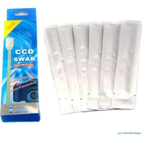 DSLR Camera Lens Sensor CCD/CMOS Cleaning Kit ,6pcs Cleaner Swabs for Filters 97BF