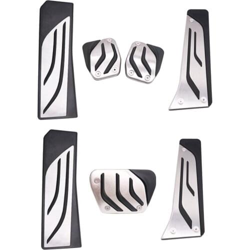 Car Rest Brake Accelerator Fuel Gas Pedal Cover Pad For BMW 5 6 7 Series E65 E67 E68 F01 F02 F10 F11 F07 F12 F13 520i 528i 535d