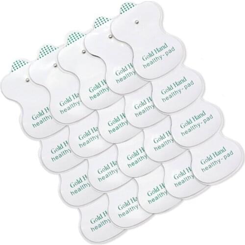 50pcs Self Adhesive Gel Snap Electrode Sticker Pads for Slimming Electric Body Massager Muscle Stimulator Machine Pain Relief