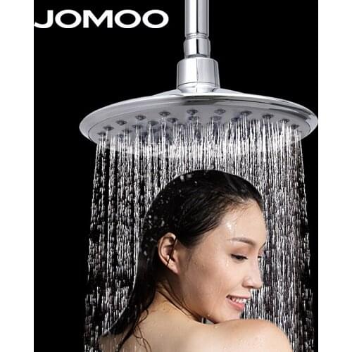 JOMOO 8 inch Rainfall Shower Head ABS plastic Chrome Rain Luxury Bathroom Bath Shower Over-head Shower Sprayer Single Head