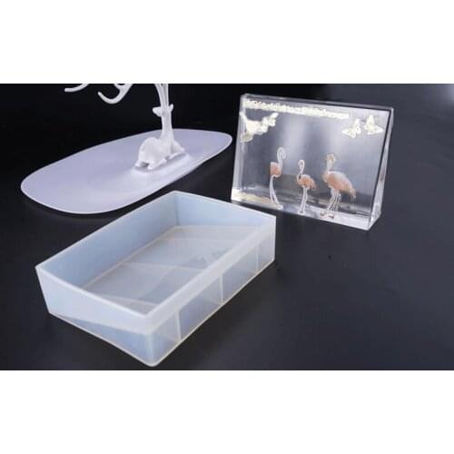 New Transparent Silicone Mould Dried Flower Resin Decorative Craft DIY Photo frame Mold epoxy resin molds for jewelry home decor