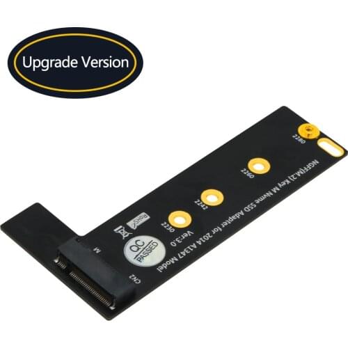 Newest Version M.2 NGFF M-Key NVME SSD Converter Card Adapter for 2014 MacBook Mini A1347 MEGEN2 MEGEM2 MEGEQ2 NVME SSD