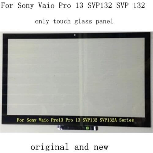 Original 13”Display For SONY VAIO PRO 13 PRO13 SVP13 SVP132 SVP132A SVP1321 LCD Touch Screen Touch Digitizer Glass Front Bezel