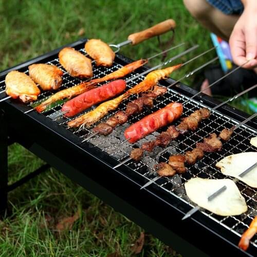 Creative Grill Folding Barbecue Grill Charcoal Barbecue Rack Outdoor Barbecue Outdoor Tools Set BBQ Accessories Kitchen Dining