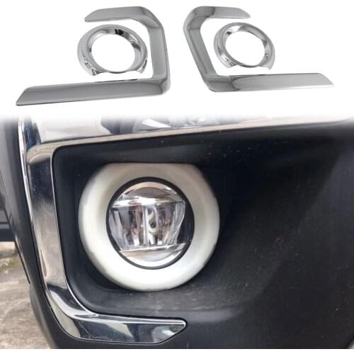 Car Styling Front Head Fog Lamp Light Ring Front Fog Light Eyebrow Sticker Accessories Trim for Subaru Outback 2021