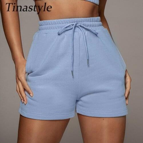 Женские завышенные шорты Tinastyle China At AliExpress