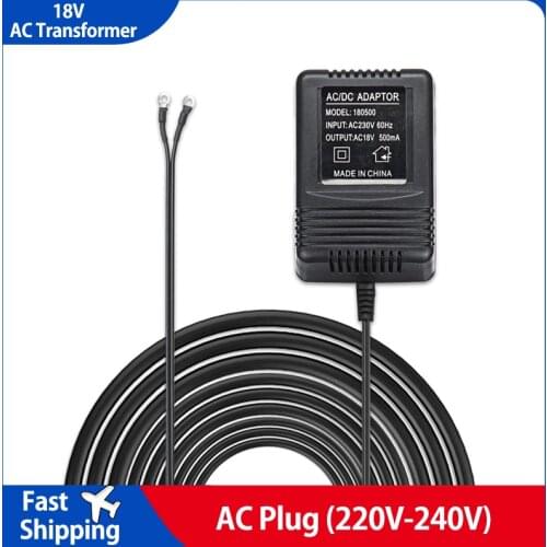 NEW 18V AC Transformer Wifi Doorbell Camera Power Adapter for IP Video Intercom Ring Wireless Doorbell 220V-240V Converter