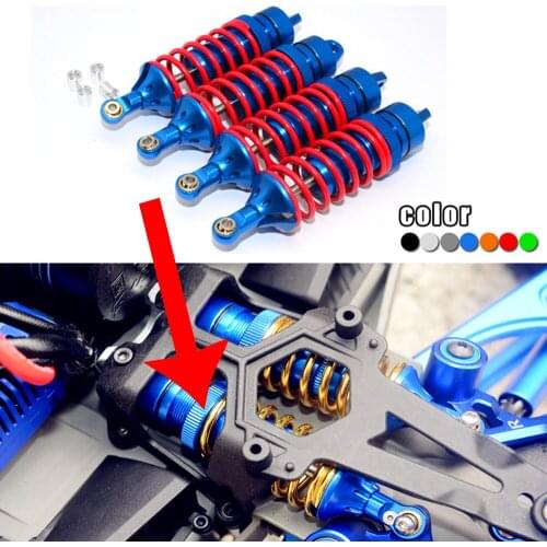 TRAXXAS 1/10 SUMMIT 56076-4 E-REVO 56087-1 ERVO 3.3 53097-3 Monster Truck Metal aluminum front/rear universal shock absorbers