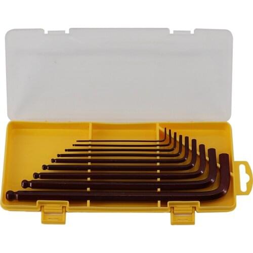 1Set Allen Wrench Metric Wrench Inch Wrench L Wrench Size Allen Key Short Arm Tool Set Easy To Carry In The Pocket