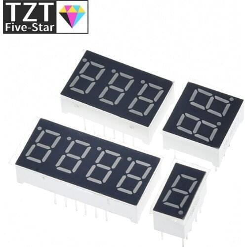 1PCS 0.36inch LED display 7 Segment 1 Bit/2 Bit/3 Bit/4 Bit Digit Tube Red Common Cathode / Anode Digital 0.36 inch led