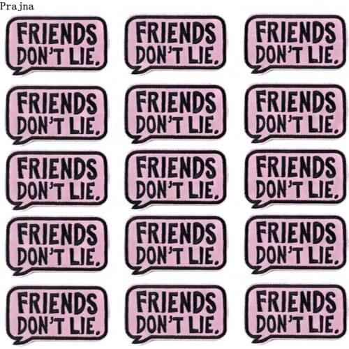 Prajna 10PCS Cartoon Anime Stripes Patches On Clothes Embroidered Patches For Clothing Iron On Patches DIY Patches For Clothes