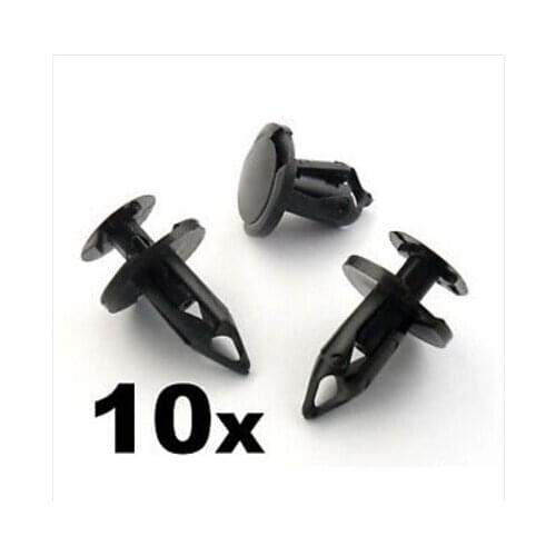 10x For Audi 8mm Push Fit Rivets for Engine Undertray, Splash Guards and Shields