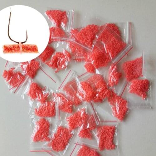2000Pcs/10bags Bloodworm Bait Fishing Tackle Rubber Band Granulator Bait Fishing Accessories
