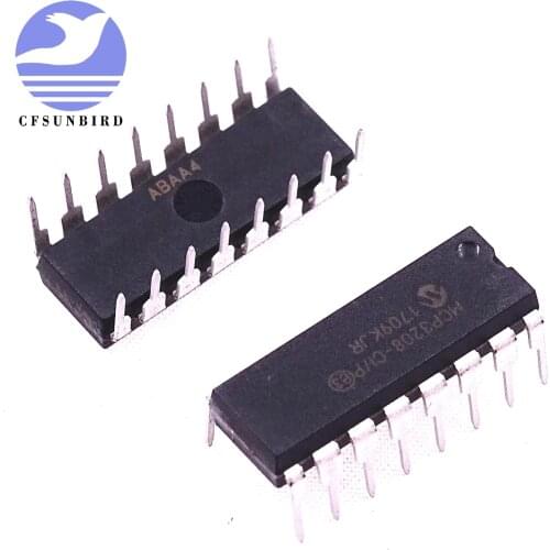 CFsunbird 5PCS/LOT MCP3208-CI / P DIP16 new authentic ADC ADC MCP3208 new original MCP3208-CI/P
