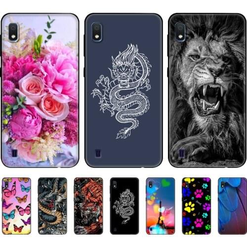 For Samsung A10 Case Soft Silicon Back Cover Phone Case For Samsung Galaxy A10 GalaxyA10 A 10 SM-A105F A105 A105F black tpu case