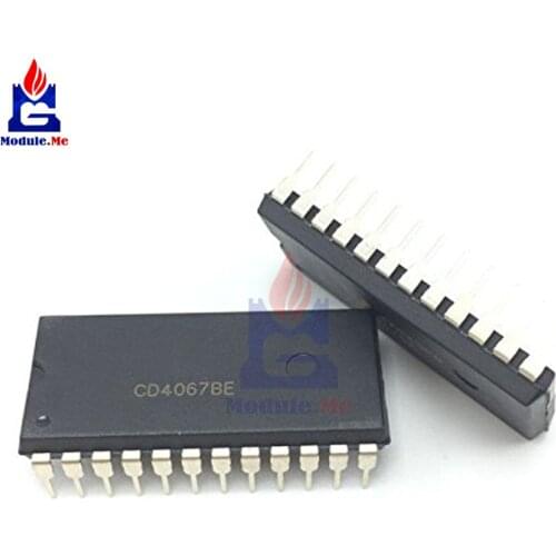5 PCS/Lot IC Chips CD4067BE CD4067 4067 DIP24 MUX/DEMUX Original Integrated Circuit