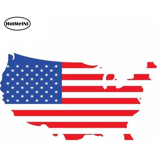 HotMeiNi 13cm Flag Occlusion Scratch Car Stickers Windshield Decal For JDM VAN Fashion Waterproof Sunscreen Decoration