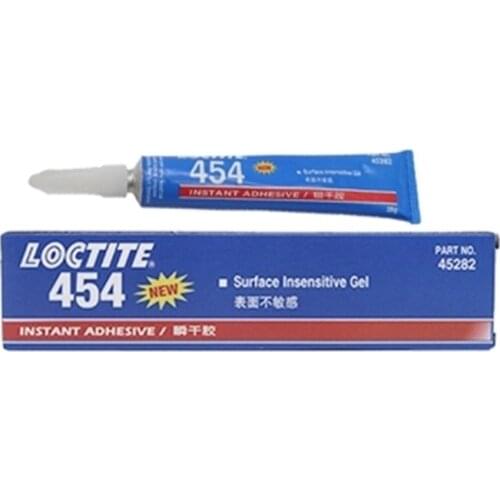 Wholesale Loctite 2pcs 454 20g glue Strong and quick-drying gel-like gel glue High viscosity instant glue