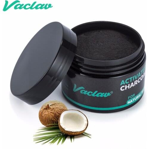 Vaclav 30g Tooth Whitening Powder Activated Coconut Charcoal Natural Teeth Whitening Charcoal Powder Tartar Stain Removal