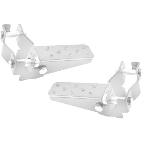 Front Rear Folding Footrests Footpegs with Bolts for Motorcycle